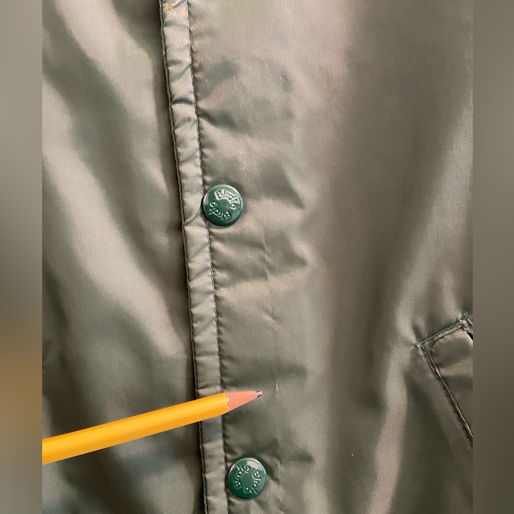Vintage Birdie Green Coach Jacket Windbreaker Snap George Woods Open Golf XXL - Picture 8 of 10